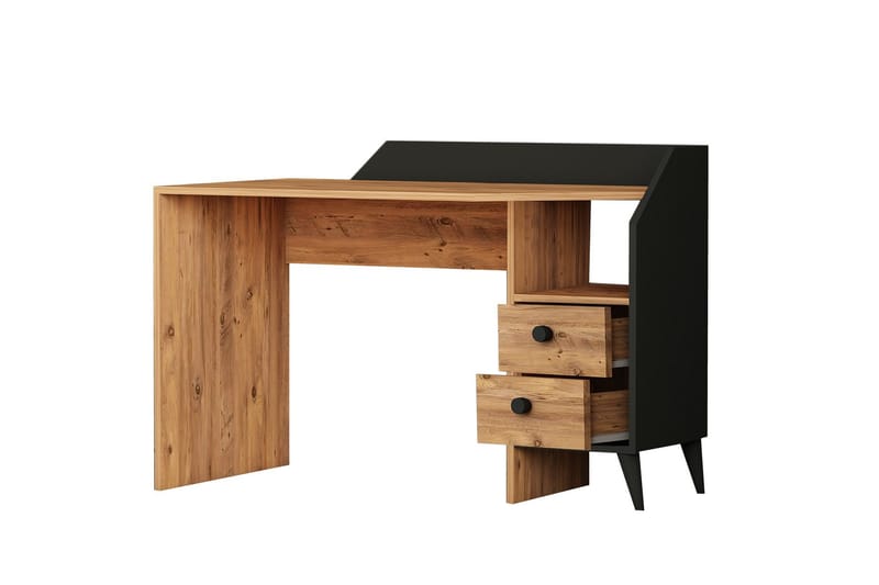 Hafing Skrivbord 120x55 cm Mörkblå/Svart - Hanah Home - Möbler - Bord & matgrupper - Kontorsbord - Skrivbord