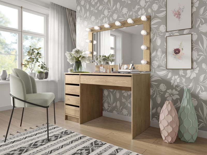 Harland Skrivbord 120 cm - ljusbrun - Möbler - Bord & matgrupper - Kontorsbord - Skrivbord