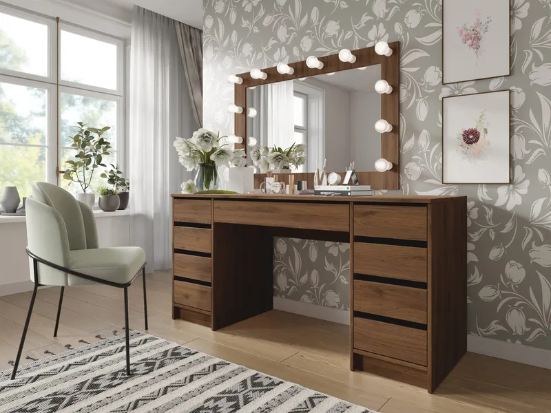 Harland Skrivbord 154 cm - brun - Möbler - Bord & matgrupper - Kontorsbord - Skrivbord