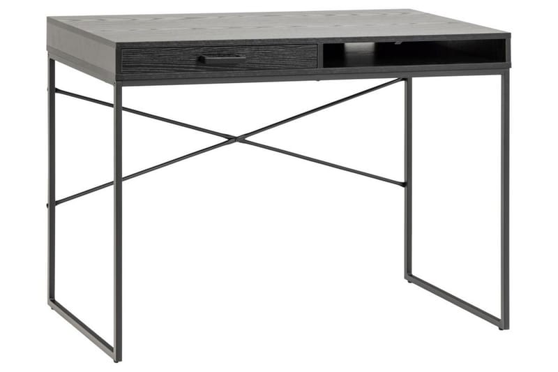 Hartsoe Skrivbord 45 cm, Svart