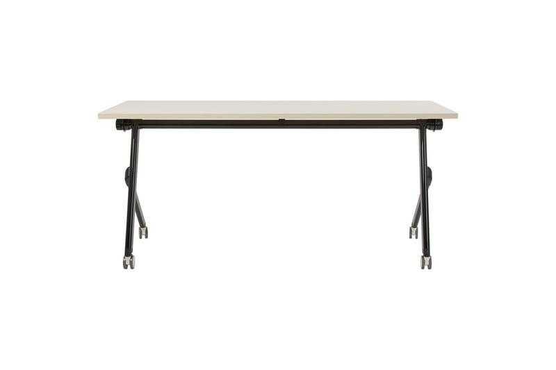 Hopfällbart skrivbord Bendi Ljus trä/svart, 160x60x75 cm - Ljus trä/svart, 160x60x75 cm - Möbler - Bord & matgrupper - Kontorsbord - Skrivbord