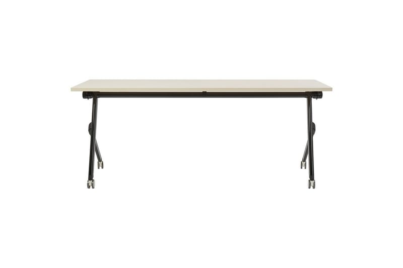 Hopfällbart skrivbord Bendi Ljus trä/svart, 180x60x75 cm - Ljus trä/svart, 180x60x75 cm - Möbler - Bord & matgrupper - Kontorsbord - Skrivbord