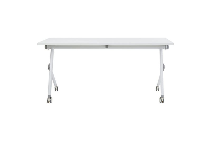 Hopfällbart skrivbord Bendi Vit, 160x60x75 cm - Vit, 160x60x75 cm - Möbler - Bord & matgrupper - Kontorsbord - Skrivbord