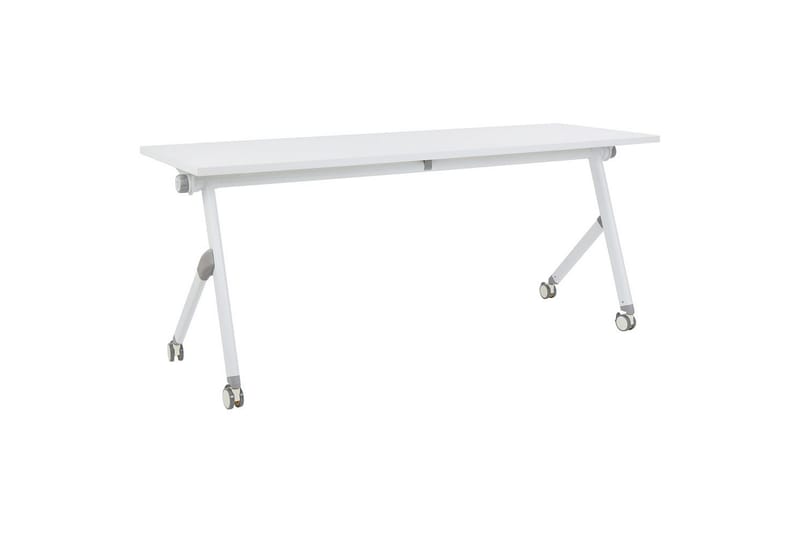 Hopfällbart skrivbord Bendi Vit, 180x60x75 cm - Vit, 180x60x75 cm - Möbler - Bord & matgrupper - Kontorsbord - Skrivbord
