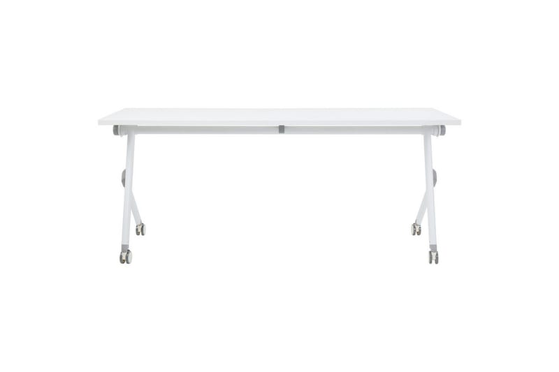 Hopfällbart skrivbord Bendi Vit, 180x60x75 cm - Vit, 180x60x75 cm - Möbler - Bord & matgrupper - Kontorsbord - Skrivbord
