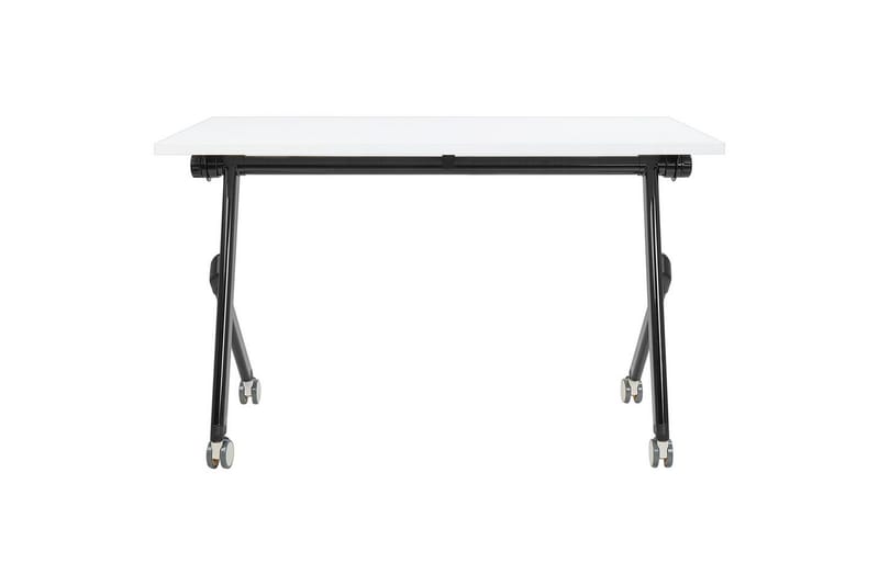 Hopfällbart skrivbord Bendi Vit/Svart, 120x60x75 cm - Vit/Svart, 120x60x75 cm - Möbler - Bord & matgrupper - Kontorsbord - Skrivbord
