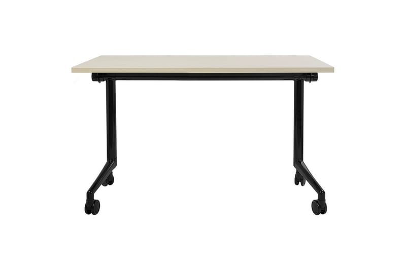 Hopfällbart skrivbord Cavi Ljus trä/svart, 120x60x75 cm - Ljus trä/svart, 120x60x75 cm - Möbler - Bord & matgrupper - Kontorsbord - Skrivbord