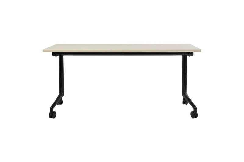 Hopfällbart skrivbord Cavi Ljus trä/svart, 160x60x75 cm - Ljus trä/svart, 160x60x75 cm - Möbler - Bord & matgrupper - Kontorsbord - Skrivbord
