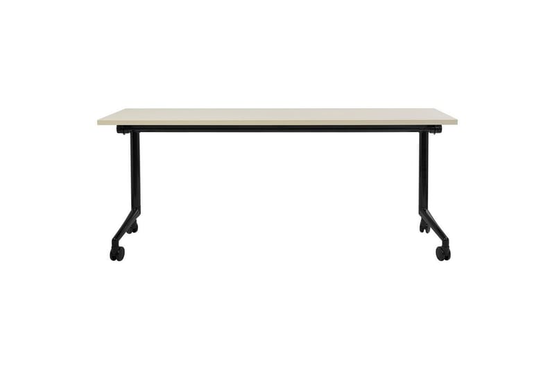 Hopfällbart skrivbord Cavi Ljus trä/svart, 180x60x75 cm - Ljus trä/svart, 180x60x75 cm - Möbler - Bord & matgrupper - Kontorsbord - Skrivbord