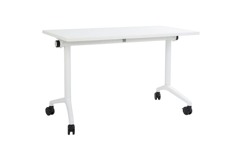 Hopfällbart skrivbord Cavi Vit, 120x60x75 cm - Vit, 120x60x75 cm - Möbler - Bord & matgrupper - Kontorsbord - Skrivbord