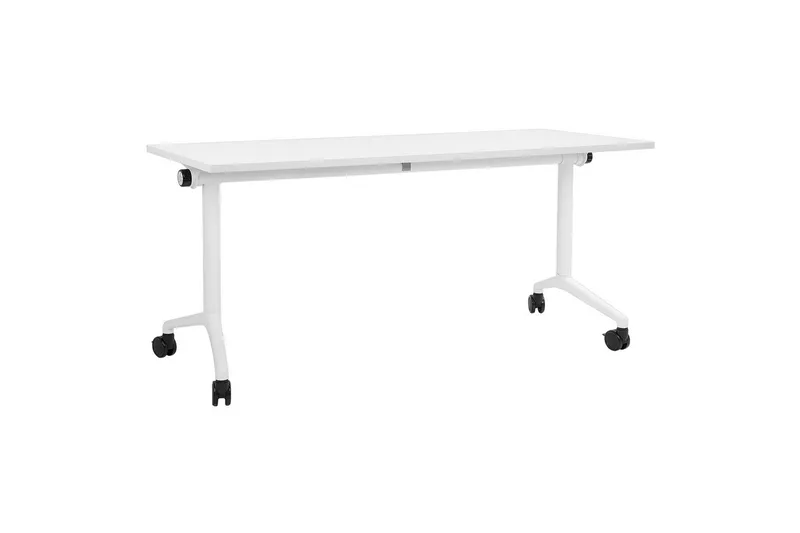 Hopfällbart skrivbord Cavi Vit, 160x60x75 cm - Vit, 160x60x75 cm - Möbler - Bord & matgrupper - Kontorsbord - Skrivbord