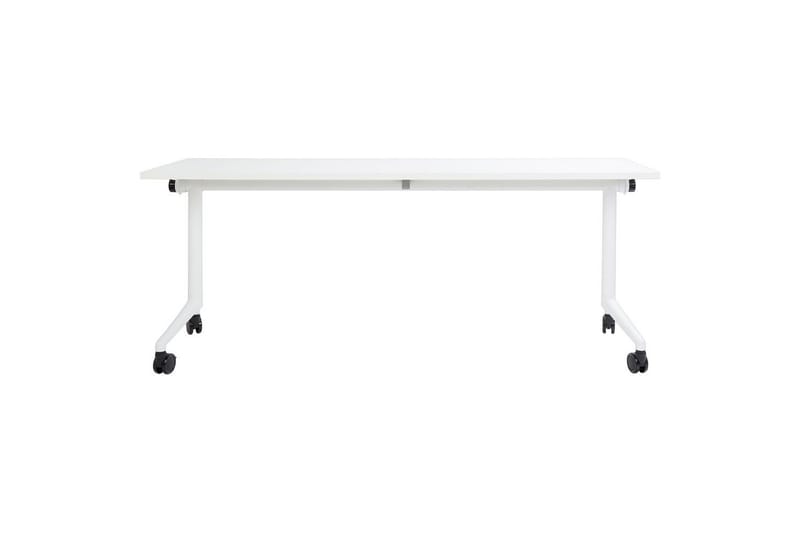 Hopfällbart skrivbord Cavi Vit, 180x60x75 cm - Vit, 180x60x75 cm - Möbler - Bord & matgrupper - Kontorsbord - Skrivbord