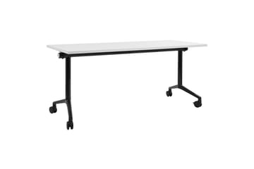 Hopfällbart skrivbord Cavi Vit/Svart, 160x60x75 cm