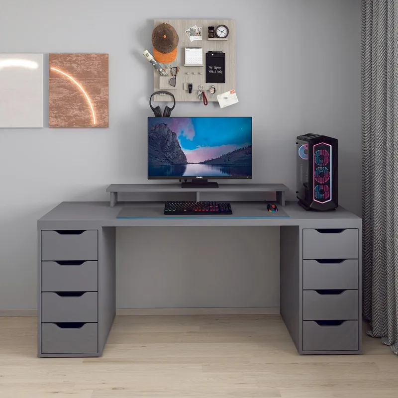Horace Skrivbord 180x75x60 cm - Antracit - Möbler - Bord & matgrupper - Kontorsbord - Skrivbord