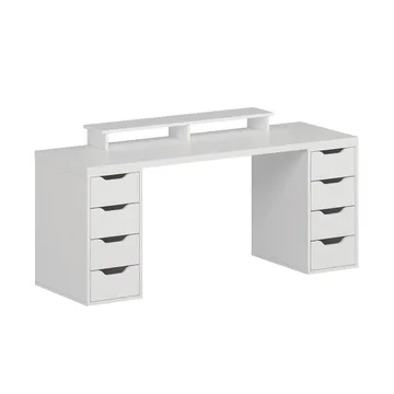 Horace Skrivbord 180x75x60 cm - Vit - Möbler - Bord & matgrupper - Kontorsbord - Skrivbord