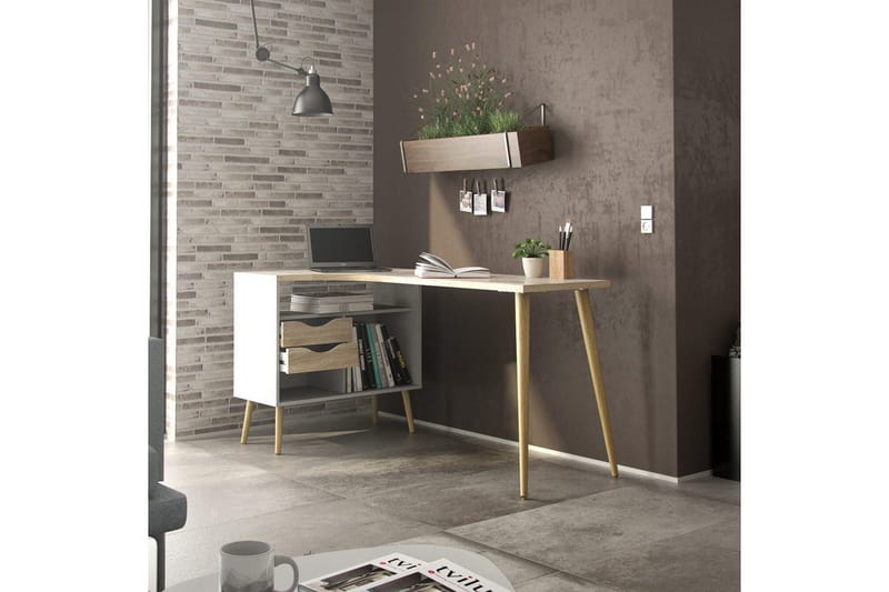 Hostafranc Skrivbord 81x145,1 cm - Natur - Möbler - Bord & matgrupper - Kontorsbord - Skrivbord