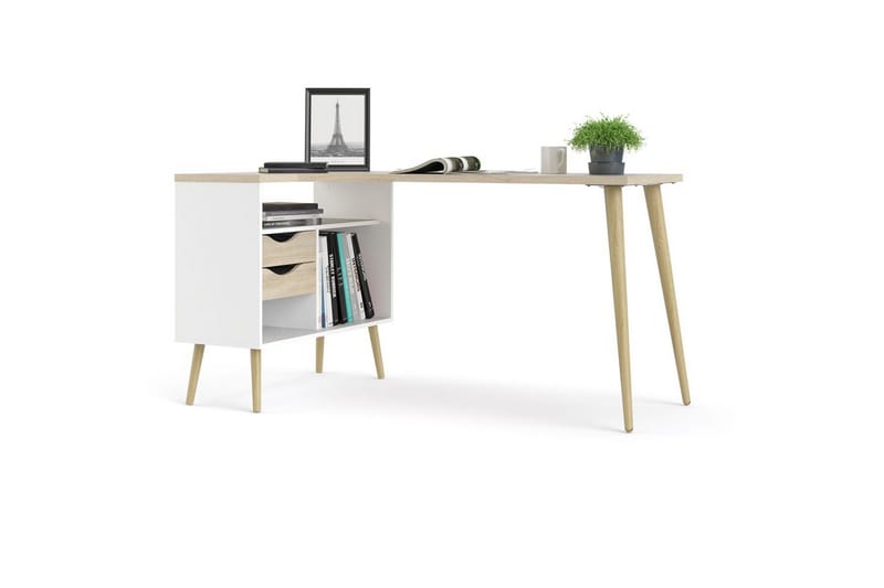 Hostafranc Skrivbord 81x145,1 cm - Natur - Möbler - Bord & matgrupper - Kontorsbord - Skrivbord