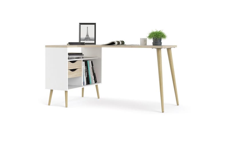 Hostafranc Skrivbord 81x145,1 cm - Natur - Möbler - Bord & matgrupper - Kontorsbord - Skrivbord