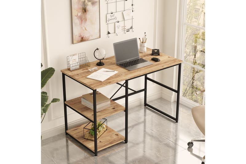 Juna Skrivbord 120x60 cm Mörkblå - Hanah Home - Skrivbord