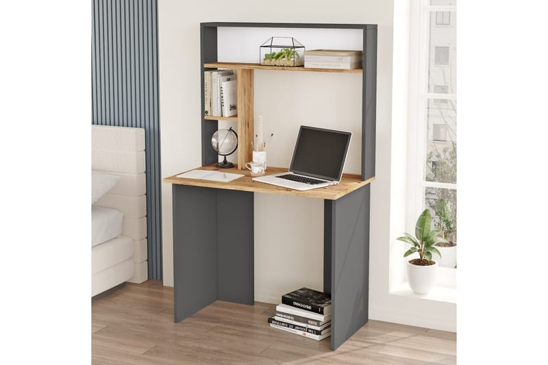 Kaiji Skrivbord 90x51,6 cm Mörkblå/Svart - Hanah Home - Möbler - Bord & matgrupper - Kontorsbord - Skrivbord