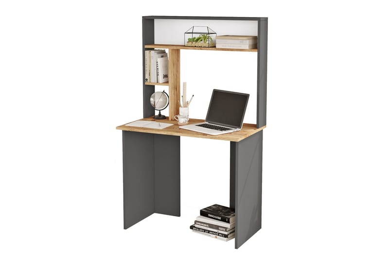 Kaiji Skrivbord 90x51,6 cm Mörkblå/Svart, Hanah Home