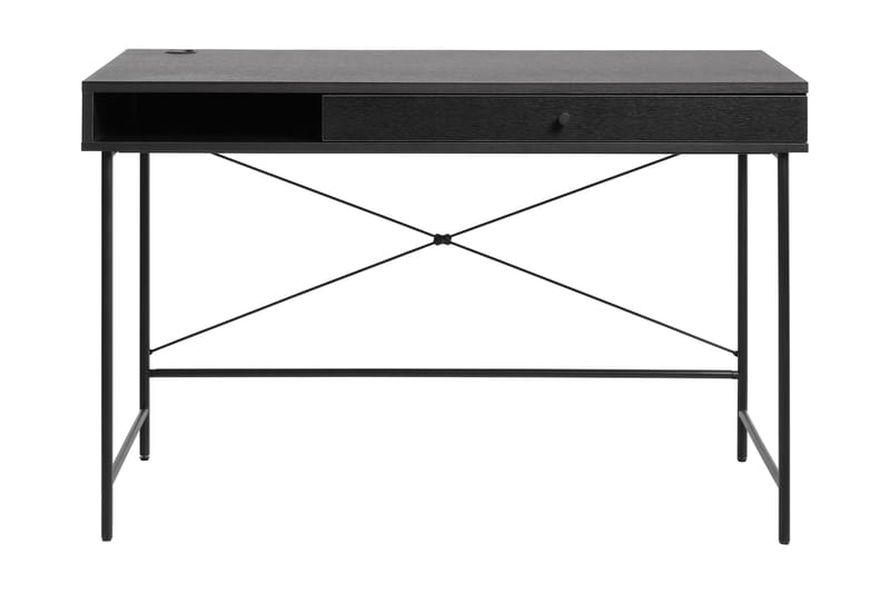 Kamello Skrivbord 120 cm - Svart - Skrivbord