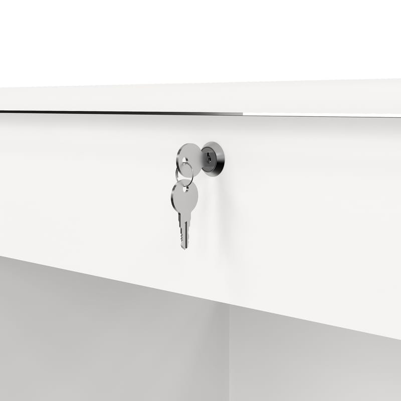 Klintberg Skrivbord 109 cm med Lådor i Trä - Vit - Möbler - Bord & matgrupper - Kontorsbord - Skrivbord