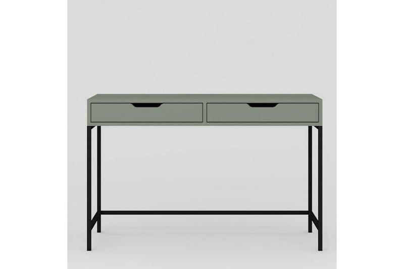 Loryn Skrivbord 120 cm med Förvaring och Lådor i Målat Trä - Grön - Möbler - Bord & matgrupper - Kontorsbord - Skrivbord