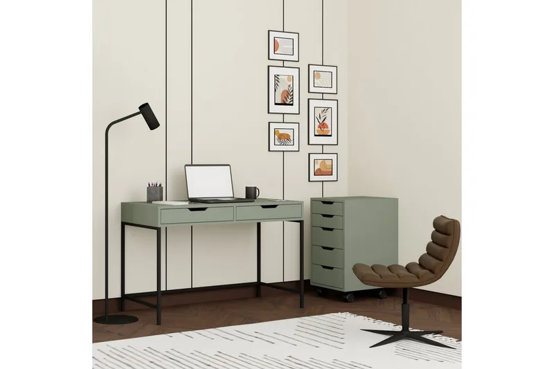 Loryn Skrivbord 55x120 cm - Grön - Möbler - Bord & matgrupper - Kontorsbord - Skrivbord