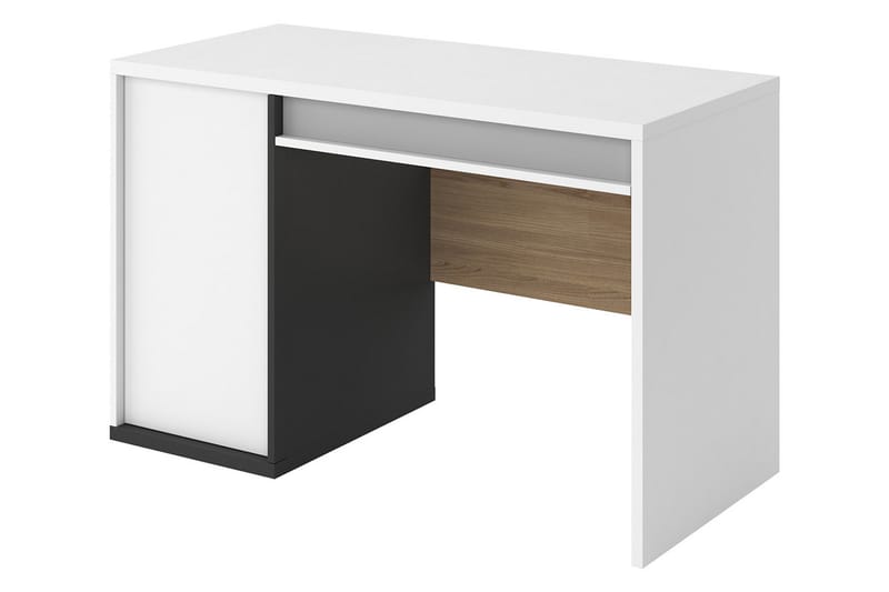 Metropolitan Skrivbord 120x56 cm - Brun/Vit/Ljusgrå/Svart - Möbler - Bord & matgrupper - Kontorsbord - Skrivbord
