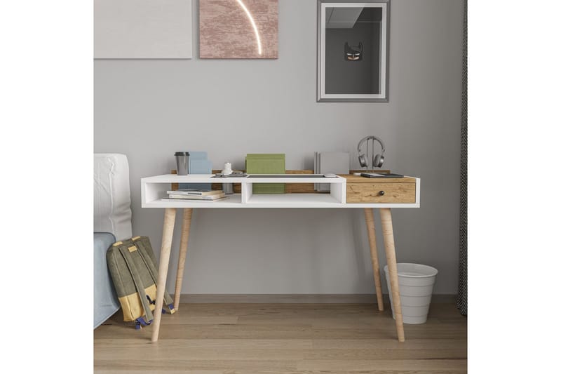 Miraen Skrivbord 53x120 cm - Vit - Möbler - Bord & matgrupper - Kontorsbord - Skrivbord