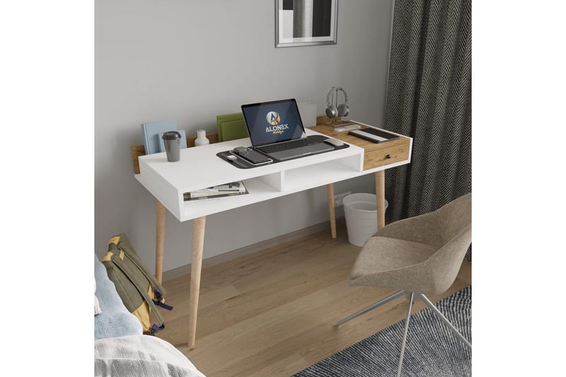 Miraen Skrivbord 53x120 cm - Vit - Möbler - Bord & matgrupper - Kontorsbord - Skrivbord