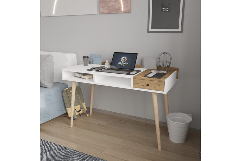 Miraen Skrivbord 53x120 cm - Vit - Möbler - Bord & matgrupper - Kontorsbord - Skrivbord