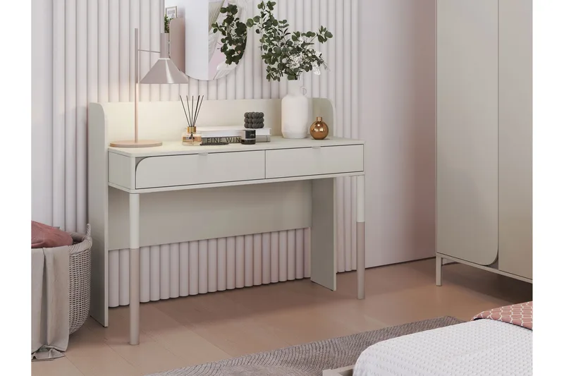 Monfort Skrivbord 122x50 cm - Beige - Möbler - Bord & matgrupper - Kontorsbord - Skrivbord