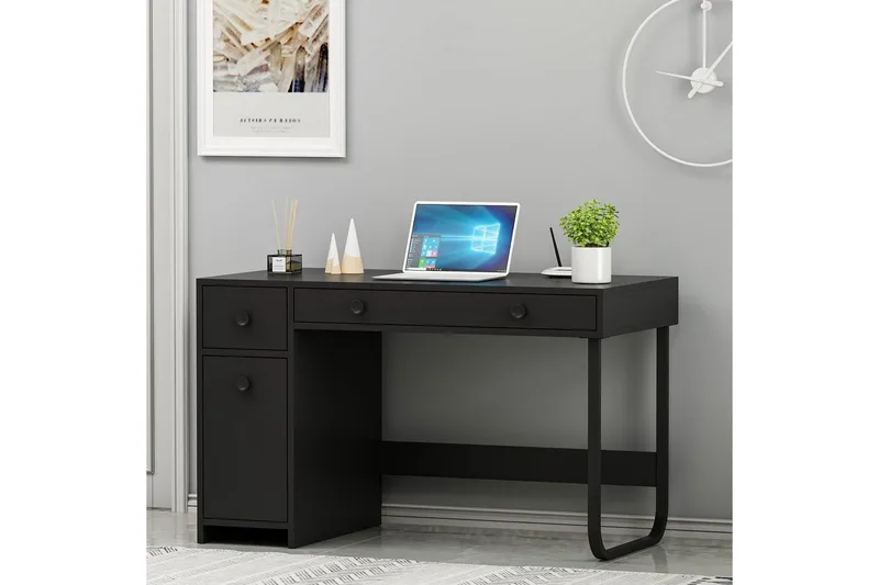 Neric Skrivbord 60x120 cm - Svart - Möbler - Bord & matgrupper - Kontorsbord - Skrivbord