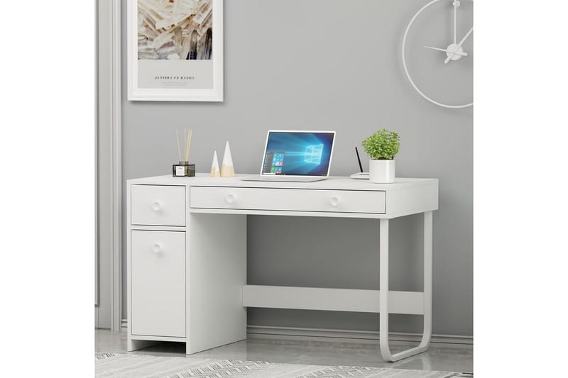 Neric Skrivbord 60x120 cm - Vit - Möbler - Bord & matgrupper - Kontorsbord - Skrivbord