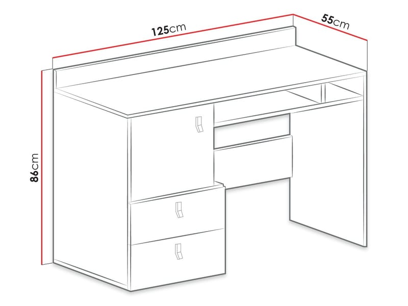 Planeta Skrivbord - Möbler - Bord & matgrupper - Kontorsbord - Skrivbord