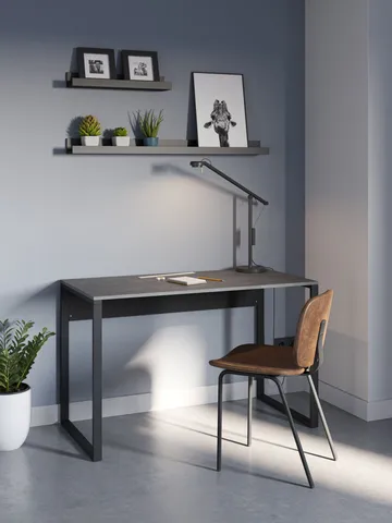 Renora Skrivbord 100 cm - Retrogrå och svart - Möbler - Bord & matgrupper - Kontorsbord - Skrivbord
