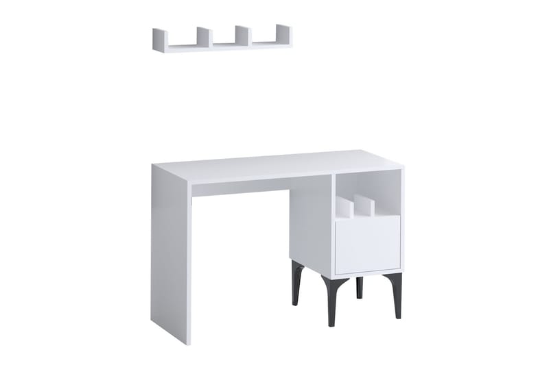 Rish Skrivbord 74x45 cm Vit - Hanah Home - Möbler - Bord & matgrupper - Kontorsbord - Skrivbord