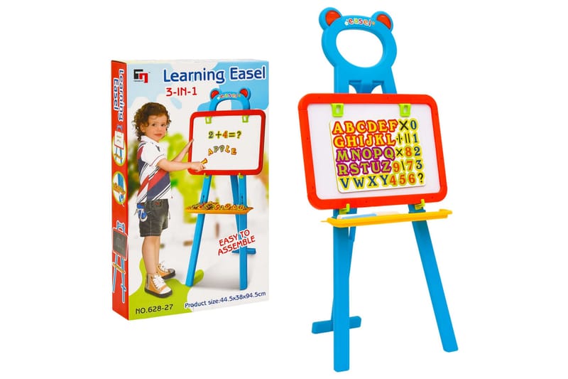 2-i-1 Staffli med griffeltavla och whiteboard - Ritbord - Ritbord barn & rittavla barn