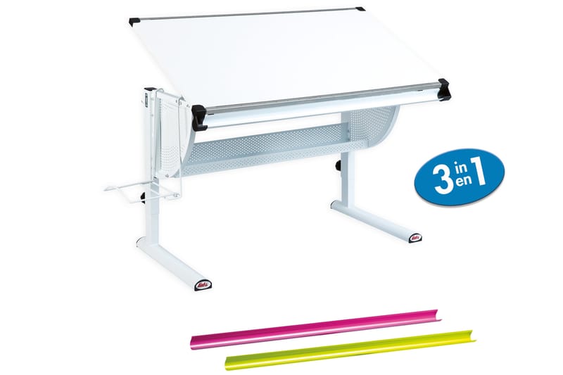 Gabrielius Skrivbord 118 cm - Vit - Möbler - Bord & matgrupper - Kontorsbord - Ritbord