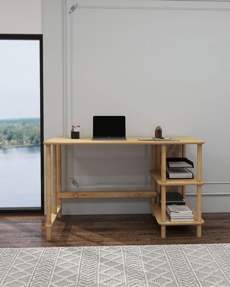 Rorina Skrivbord 125 cm - Ek - Möbler - Bord & matgrupper - Kontorsbord - Skrivbord