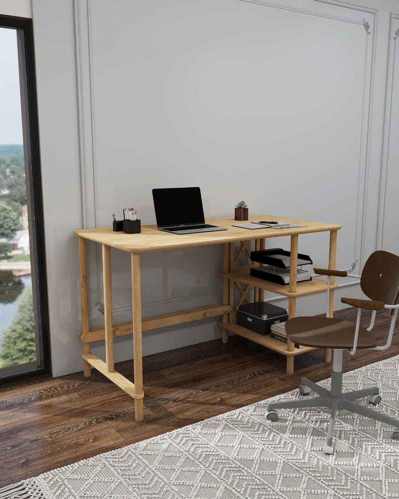Rorina Skrivbord 125 cm - Ek - Möbler - Bord & matgrupper - Kontorsbord - Skrivbord