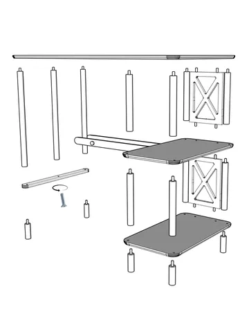 Rorina Skrivbord 125 cm - Ek - Möbler - Bord & matgrupper - Kontorsbord - Skrivbord