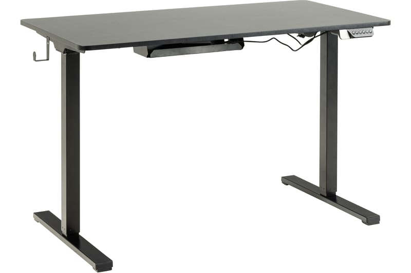 Salomi Skrivbord Höj och sänkbar 120x120 cm - Svart - Skrivbord
