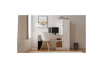 Salor Skrivbord 40x120 cm - Vit - Möbler - Bord & matgrupper - Kontorsbord - Skrivbord
