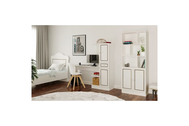 Salor Skrivbord 40x120 cm - Vit - Möbler - Bord & matgrupper - Kontorsbord - Skrivbord