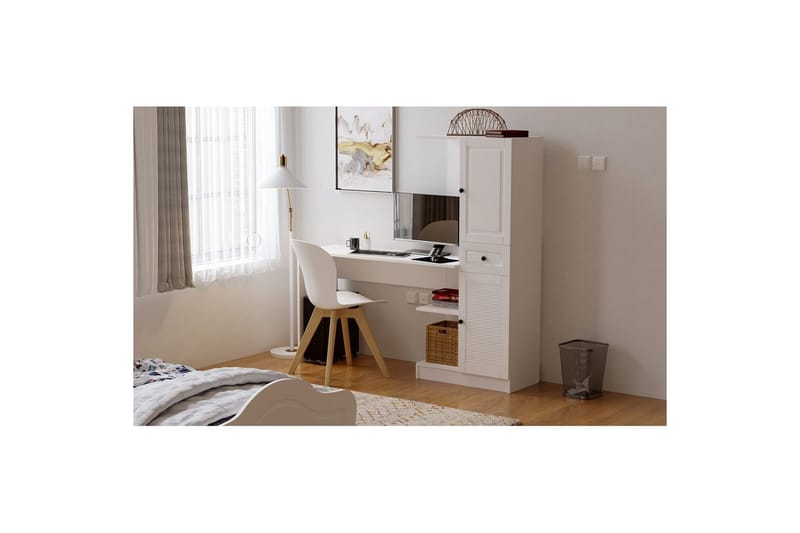 Salor Skrivbord 40x120 cm - Vit - Möbler - Bord & matgrupper - Kontorsbord - Skrivbord