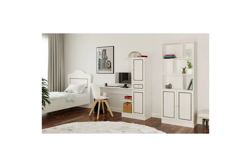 Salor Skrivbord 40x120 cm - Vit - Möbler - Bord & matgrupper - Kontorsbord - Skrivbord