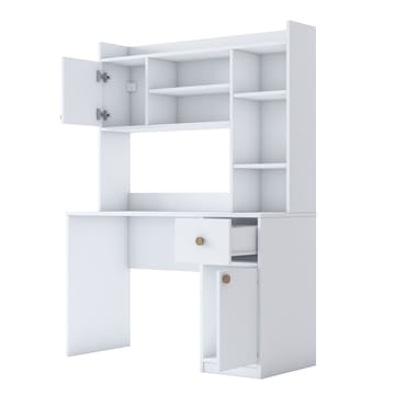Sarnor Skrivbord 120x166x50 cm - Vit - Möbler - Bord & matgrupper - Kontorsbord - Skrivbord